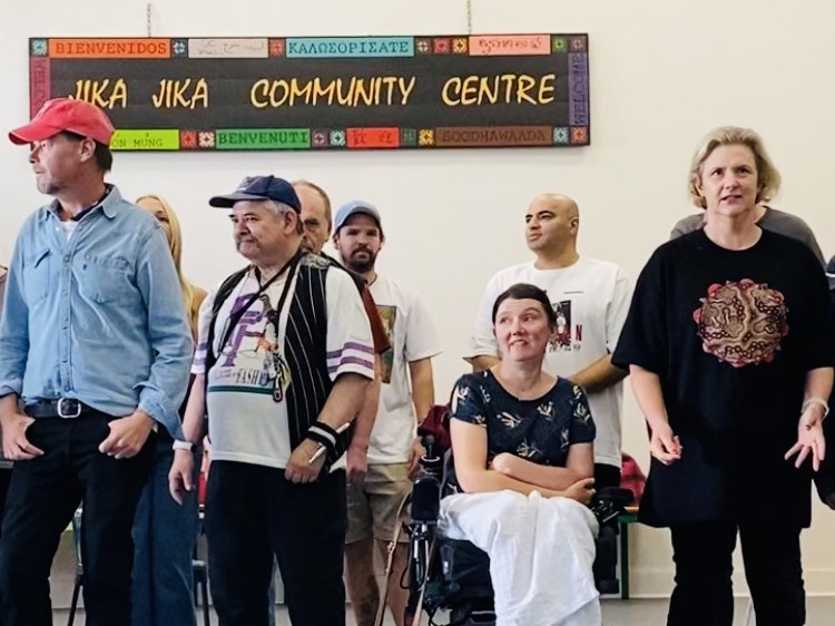 CUSP members and facilitators together at Jika Jika Community Centre, Northcote